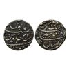 Aurangzeb, Rupee, Junagadh Mint, Silver, Badr Munir type. Mint name in the bottom line on rev, AH 11