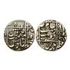 Aurangzeb, Rupee, Junagadh Mint, Silver, Square-area type. Mint name in the right margin of the squa