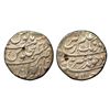Aurangzeb, Rupee, Narnol Mint, Silver, Badr Munir type. Complete Mint name in the bottom line on rev