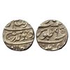 Aurangzeb, Rupee, Patna Mint, Silver, Badr Munir type. Mint name in the bottom line on rev, AH ND, R