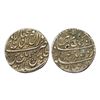 Aurangzeb (1658-1707 AD), silver rupee, Dar ul-Khilafat Shahjahanabad mint, (Complete mint name) 'Ba