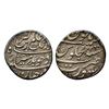Aurangzeb, Rupee, Surat Mint, Silver, Badr Munir type. Mint name in the bottom line on rev, AH 1090,