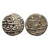Aurangzeb, Rupee, Tatta Mint, Silver, Muhiuddin type. Complete Mint name in the bottom line on rev,