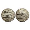 Aurangzeb, Rupee, Ujjain Dar ul Fath Mint, Silver, Badr Munir type. Complete Mint name in the top li