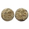 Shah Alam I, Rupee, Bareli Mint, complete Mint name in the bottom line on rev, Ahad Mubarak type, AH
