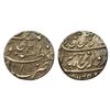 Farrukhsiyar, Rupee, Azimabad Mint, complete Mint name in the bottom line and as a divider on rev, A