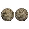 Image 1 : Farrukhsiyar, Rupee, Surat, complete Mint name in the bottom line on rev, Broad flan, AH 1128, RY 5.