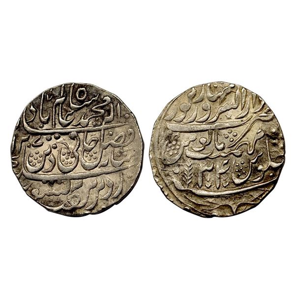 Maratha Confederacy, Dar-us-Sarur Saharanpur Mint, Silver Rupee, 11.27g.
