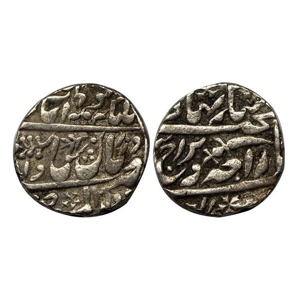 Jodhpur State, Takht Singh (1843-1873 AD), Silver Rupee, 11.35 gms,
