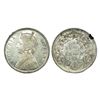 Image 1 : Victoria Queen, Silver One Rupee, 1862.