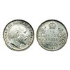 Image 1 : Edward VII King & Emperor, Silver 1/4 Rupee, 1904.