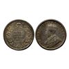 Image 1 : George V, Silver 1/4 Rupee, 1936, Calcutta Mint