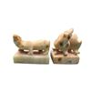 Image 2 : 4x Vintage Asian Collectibles: Quartz Snuff Bottle & Soap Stone Carved Seals