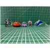 Image 8 : 5x Vintage Collectibles: Paperweights, Snuff Bottle, & Dolphin