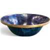 Image 1 : Vintage Blue Cloisonne Floral Bowl
