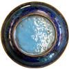 Image 3 : Vintage Blue Cloisonne Floral Bowl