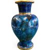 Image 1 : Vintage Blue Cloisonne Floral Vase