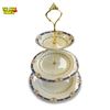 Image 1 : Vintage 3-Tier Woods Ivory Ware Cake Plate