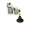 Image 1 : 3 Vintage Beer Collectibles: Figural Head Steins & Tap Handle