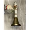 Image 2 : 3 Vintage Beer Collectibles: Figural Head Steins & Tap Handle