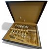Image 1 : 46x Pieces Of Vintage Northcraft Gold Tone Cutlery