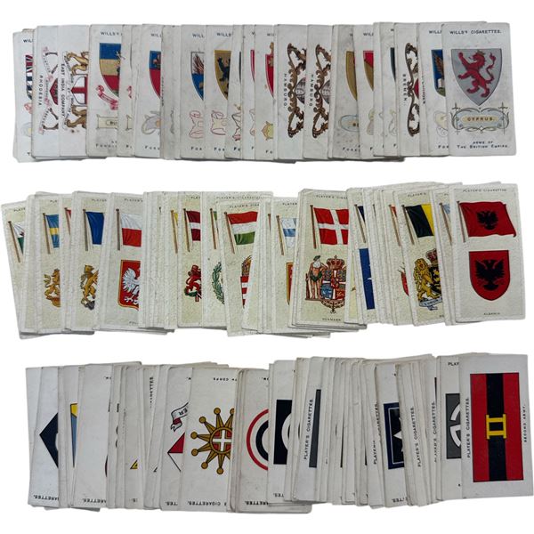 Vintage Collectible Cigarette Cards: National Flags And Arms, Arms Of The British Empire, & More