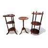 Image 1 : 3x Vintage Wooden Display Stands