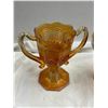 Image 2 : 2x Vintage Carnival Glass Loving Cups
