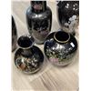 Image 2 : 5x Vintage Painted Asian Vases