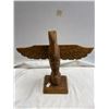 Image 2 : Vintage Gull Signed First Nations Hand Carved Wooden Totem Pole