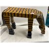 Image 2 : Vintage Folk Art Zebra Figurine