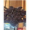 Image 2 : Vintage Wooden Grape Motif Heart Shaped Mirror