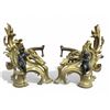 Image 1 : 4 Piece Antique Gilt Andrion