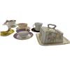 Image 10 : Assorted Chinaware: Cheese Plate & 12x Teacups & Saucers