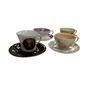 Image 3 : Assorted Chinaware: Cheese Plate & 12x Teacups & Saucers