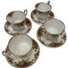 Image 1 : 8x Pieces Of Vintage Royal Albert Old Country Roses Teacups & Saucers