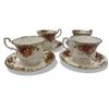 Image 2 : 8x Pieces Of Vintage Royal Albert Old Country Roses Teacups & Saucers