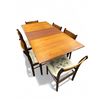 Image 1 : Beautiful Mid Century Modern Teak Table With 6 Chairs