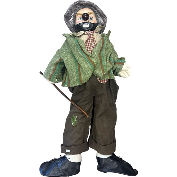 Vintage Porcelain Hobo Clown
