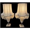 Image 1 : 2x Vintage Quart Table Lamps With Lion Head Motifs