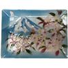 Image 2 : Vintage Asian Enamelled Floral Mountain Scene Plate