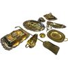 Image 2 : Vintage Plated Items: Coal Shovel, Platter, Lidded Dish, Gravy Boat, & More