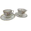Image 2 : Vintage Teacups & Saucers : Royal Stafford, Royal Chelsea, & Taylor & Kent