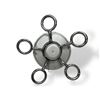 Image 2 : Vintage Art Deco Ceiling Fan