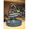Image 3 : 2x Vintage Art Deco Style Metal Figural Nude Women