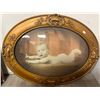 Image 2 : Vintage Convex Glass Frame With Picture Of Baby