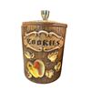 Image 2 : 3x Vintage Treasure Craft Lidded Containers: Flour, Cookies, & Tea