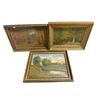 Image 1 : 3x Vintage H. Reusser Oil Paintings On Board