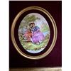 Image 2 : 2x Vintage Fragonard Signed Porcelain Tile Wall Art