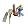 Image 1 : Vintage Bedroom Vanity Accessories: Perfume Bottles, Bruch, Comb, Container